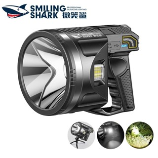 微笑鯊正品 ST5129 led手電筒強光 P50超亮工作燈 6檔探照燈 帶COB側燈 Type-C 贈支架 防水露營
