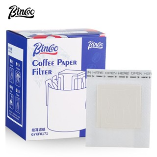 BINCOO 50Pcs/100Pcs 滴水咖啡濾袋 便攜式掛耳式咖啡濾紙 適宜家庭辦公旅行沖泡咖啡和茶具