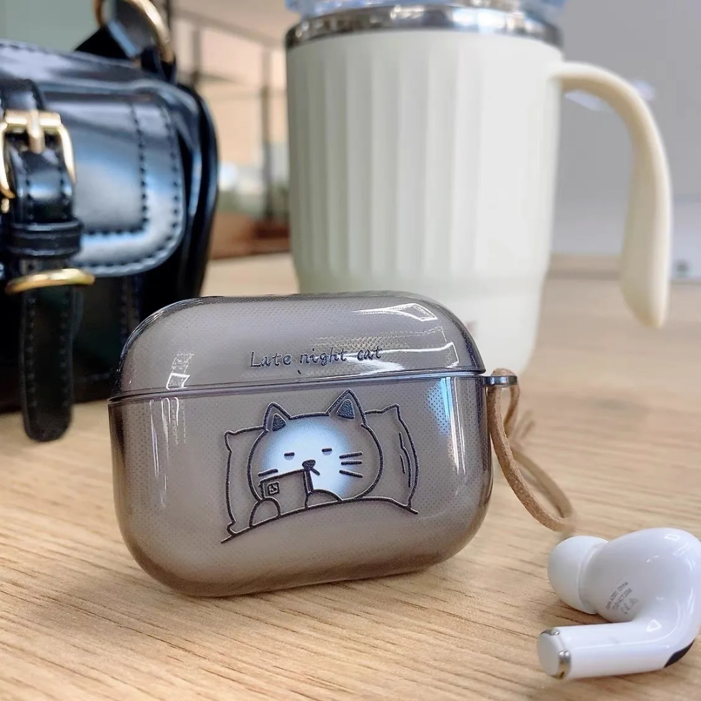 韓國卡通可愛貓咪 AirPod 保護套適用於 Airpods 1 2 3 Pro 2 AirPod Airpods Pr