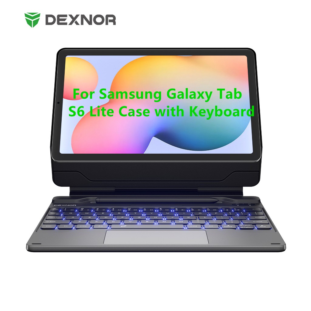 SAMSUNG Dexnor 三星 Galaxy Tab S6 Lite 鍵盤保護套 10.4 英寸 2024/2022