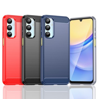 SAMSUNG 碳纖維軟手機殼適用於三星 Galaxy A16 A15 A14 A13 A12 A11 A10 A10S