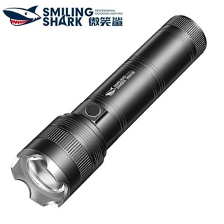 微笑鯊正品 SD0523 大功率手電筒強光 M60 6000lm Type-C 6檔調焦 超長續航 帶電顯 防水戶外露營