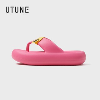 UTUNE 全新5cm厚底女士人字拖防滑EVA沙灘涼鞋柔軟舒適