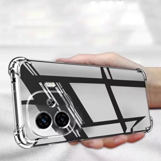 Vivo IQOO Z9 Turbo Z9X 5G Turbo+ 手機殼防震軟 TPU 矽膠套相機保護殼透明手機殼