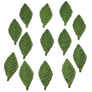 （50個/包）6cm絲印模擬樹葉模擬綠植花葉手工花束布藝服裝輔料製作盤子頭飾DIY配件