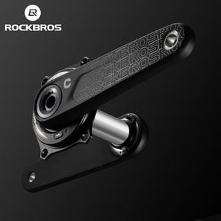 ROCKBROS 碳纖維曲柄 DUB 車軸輕量級 110 BCD 28.99 一體成型自行車曲柄 162.5/165/1