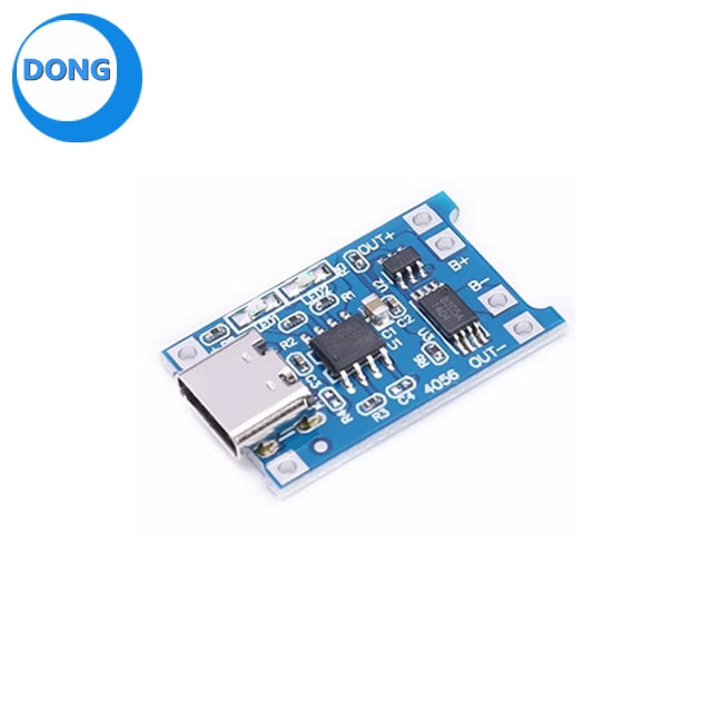18650 Type C USB 5V 1A TP4056鋰電池充電器模塊充電板帶保護