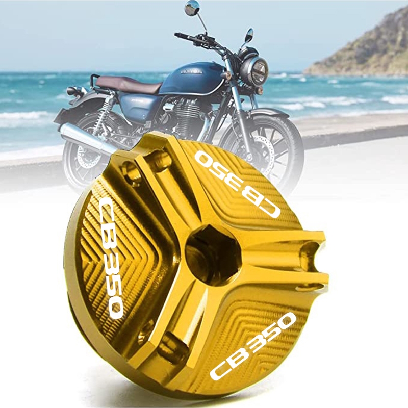 HONDA 適用於本田 cb350 cb350rs 摩托車發動機機油加註口蓋 CNC 鋁機油濾清器蓋 2021-2024
