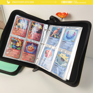 Gifthing 卡片收納展示包 送撲克牌 卡牌收納 四格拉鏈卡冊包 多卡位 遊戲卡 小卡 收藏卡 活頁卡冊 防水便攜