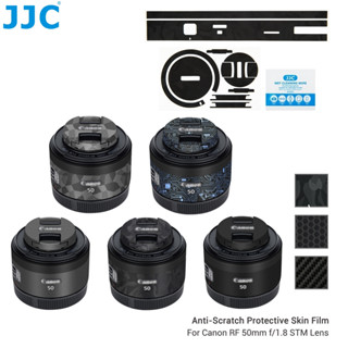 JJC 相機鏡頭包膜 佳能 Canon RF 50mm F1.8 STM 保護膜裝飾貼紙