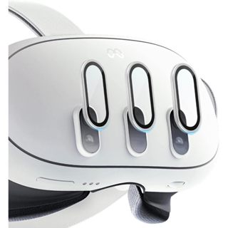 適用於 Oculus Meta Quest 3 配件的相機鏡頭保護膜、合金框架、防刮 9H 鋼化玻璃,易於安裝和無氣泡、