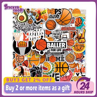 50PCS NBA籃球卡通貼紙裝飾行李箱筆記本電腦吉他滑板防水貼紙