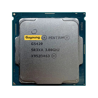 Yzx Pentium G5420 G 5420 3.8 GHz 二手雙核四線程 CPU 處理器 LGA 1151