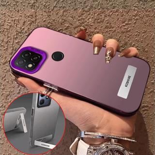 適用於redmi 9c redmi 10a的外殻小米redmi 9c手機外殻硬殻TPU保護器光滑防震蓋新設計美學與支架豪