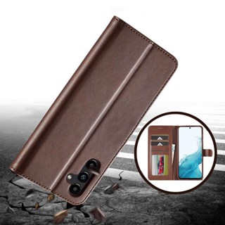 SAMSUNG PU皮套三星Galaxy A05 A05S A06 A15 A16手機殼翻蓋全覆蓋手機保護