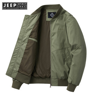 Jeep SPIRIT 1941 ESTD男春秋新款立領外套休閒常規外套