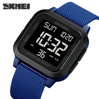 Skmei 1894 男士鬧鐘計時時鐘 5Bar 防水軍用手錶 LED 夜燈顯示衝擊數字手錶運動 Reloj Hombr