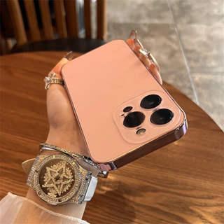 豪華啞光 PC 防震手機保護殼(鏡頭保護)iPhone 16 13 12 11 Pro Max plus