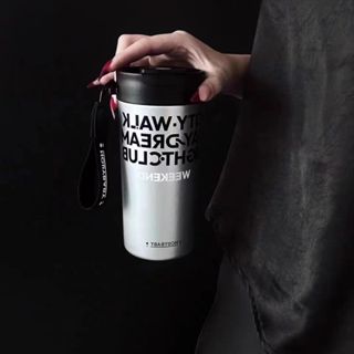 新款 580ml 不染色 無金屬味 雙飲 陶瓷咖啡杯 陶瓷隨行杯 手提保溫瓶 咖啡保溫杯 咖啡隨行杯 珍珠奶茶杯