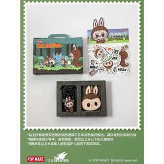 【現貨】拉布布labubu出遊禮盒 THE MONSTERS 行李牌/手機掛繩/貼紙/包包吊飾/可愛吊飾掛飾/鑰匙圈