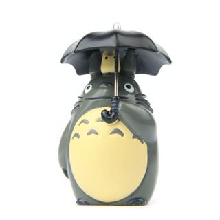 5.8cm宮崎駿動漫龍貓公仔龍貓開傘q版迷你龍貓pvc可動人偶模型玩偶玩具