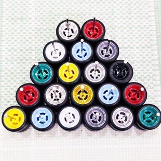 5 套 1/64 車輪帶固定橡膠輪胎四輻 4 射線適用於 1:64 玩具模型壓鑄汽車改裝零件適用於 HW
