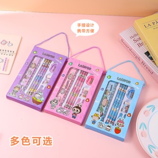 ☆現貨+免運☆泡泡瑪特 labubu 拉布布 庫洛米 大耳狗 鉛筆 橡皮擦 直尺 鉛筆蓋 削筆器 文具組 文具 文具用品