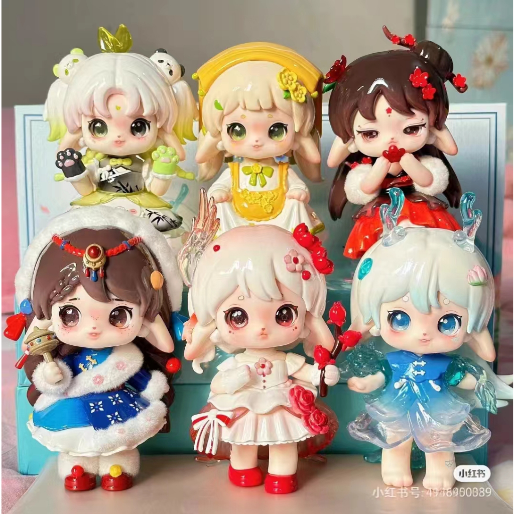 Ruby茶仙坊系列手辦盲盒，潮玩手辦擺件玩具公仔