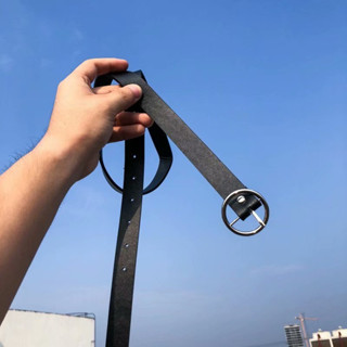 JBNMODA 休閒腰帶 潮流皮帶 韓版百搭腰帶 圓環針釦皮帶 潮流牛仔褲腰帶