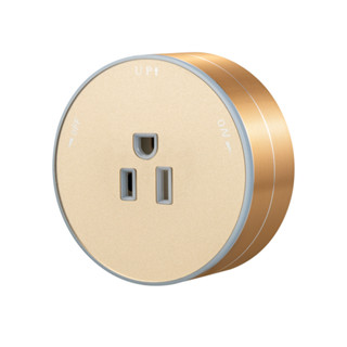 臺灣110V/13A USB家用廚房插座鋁環適配器移動軌道插座家用排插
