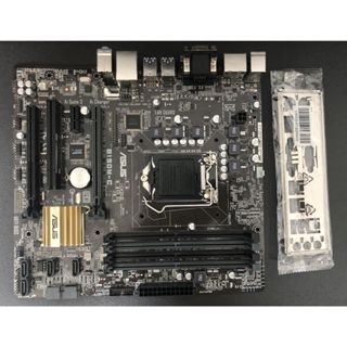 英特爾 華碩b150m-c電腦主機板intel 6代CPU DDR3記憶體4槽micro ATX無擋板無盒I僅主機板VGA D