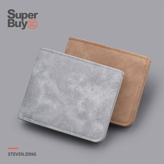 【Superbuy】時尚簡約短夾/中短款錢包/皮包 防水卡包/短款手抓包 男士商務皮夾/卡夾/中短錢夾/手包/男款票夾