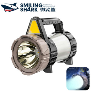 微笑鯊正品 探照燈 應急燈 COB泛光燈 Led強光手電筒 USB可充電 防水 工地工作露營照明 T820