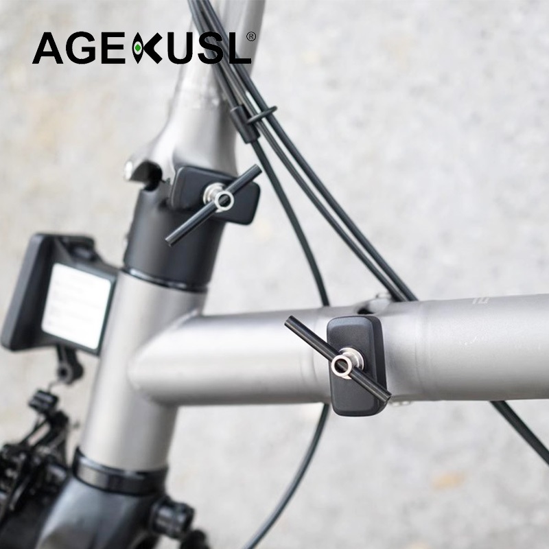 自行車旋鈕帶限比特折疊扣C扣水龍頭 UinonJack 鈦合金適用於 Brompton T line 折疊自行車