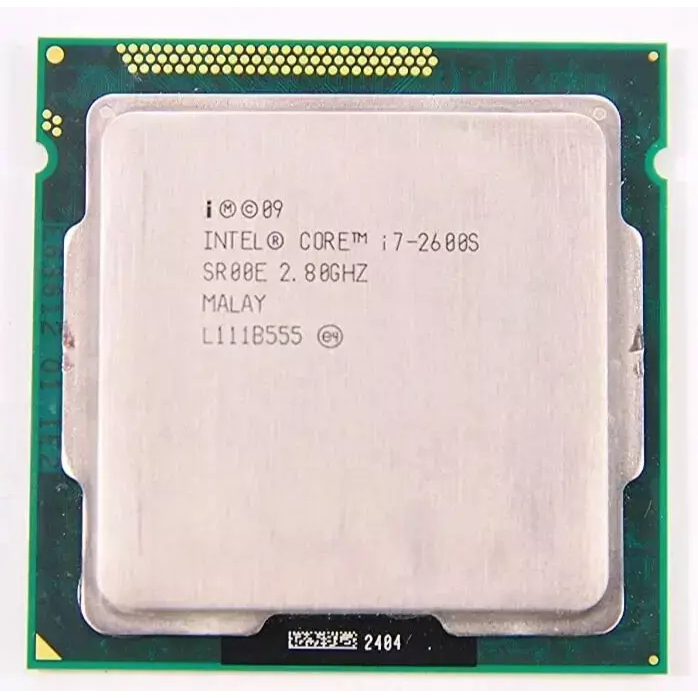 第 2 代英特爾酷睿 i7-2600S LGA1155 CPU 處理器 2.80GHz 四核 SR00E 65W 二手
