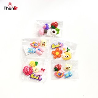 Thunlit 3D 立體貼紙 20 件 4 件批發卡通可愛 DIY 杯子瓷磚冰箱風扇貼紙防水裝飾