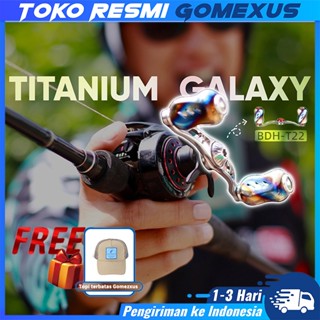 【Gomexus】路亞改裝手把100mm可裝 Shimano Daiwa水滴輪捲線器改裝配件鈦合金釣魚BDH