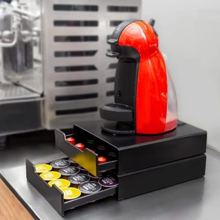 雙層NESPRESSO DOLCE GUSTO膠囊咖啡收納盒咖啡機底座支架家用辦公20粒雀巢膠囊