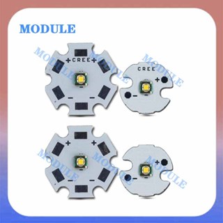 MODULE 全新CREE XPE Q5燈珠 白光/藍光/黃光 3W LED燈芯燈泡手電筒 DIY實驗維修製作