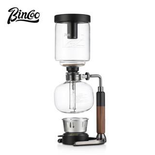 BINCOO 虹吸式咖啡壺 家用手動煮咖啡壺 咖啡器具 適用於家庭和辦公室 3 杯/5 杯