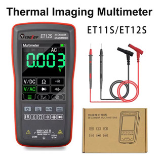 Tooltop 2合1數字熱像儀萬用表,ET11S/ET12S,90*32專業數字觸摸屏多工具電壓表