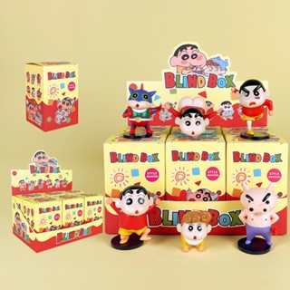 6 件/套 6.5 釐米 Yoshito Usui 動漫蠟筆小新野原信之助動作假面野原 Himawari Q 版 PVC
