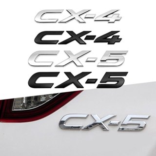 MAZDA 3d ABS 塑膠貼紙汽車 CX-4 CX-5 標誌標誌裝飾適用於馬自達 CX4 CX5 汽車造型後行李箱擋