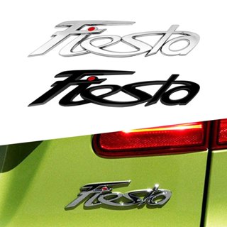 福特 Fiesta 字母標誌 MK2 MK3 MK4 MK5 汽車造型配件的創意 3D 金屬汽車貼紙標誌車身後行李箱徽章
