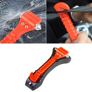 迷你汽車安全錘 2 合 1 救生逃生應急錘安全帶切割器窗戶玻璃破碎器汽車救援工具配件