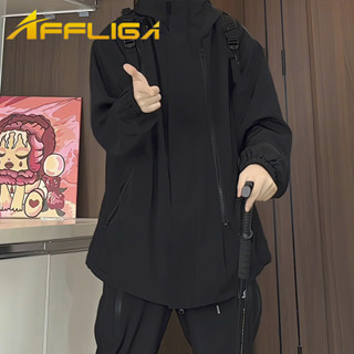 ✦AFFLIGA✦美式黑武士三合一 男衝鋒衣 防水防風戶外徒步登山男女同款外套