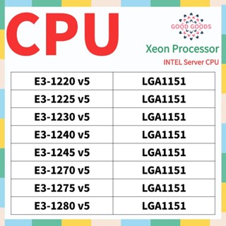E3-1225v5 英特爾至強處理器伺服器 CPU LGA1151