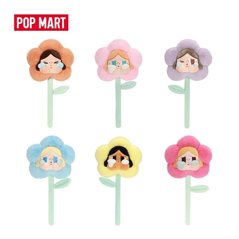POPMART泡泡瑪特 CRYBABY悲傷俱樂部系列-盲盒毛绒花朵（整套）