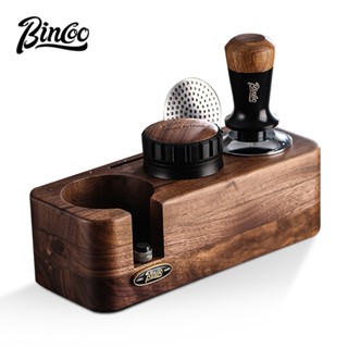 BINCOO 咖啡布粉器 意式壓粉錘組合套裝 咖啡機手柄填壓底座套裝 51MM/58MM