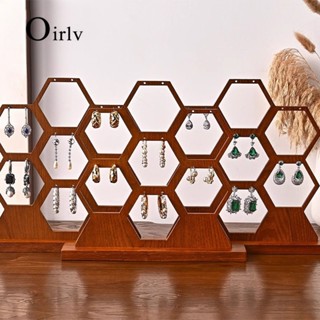 Oirlv 木製耳環展示收納架首飾收納架項鍊首飾展示架 SM225 SM218